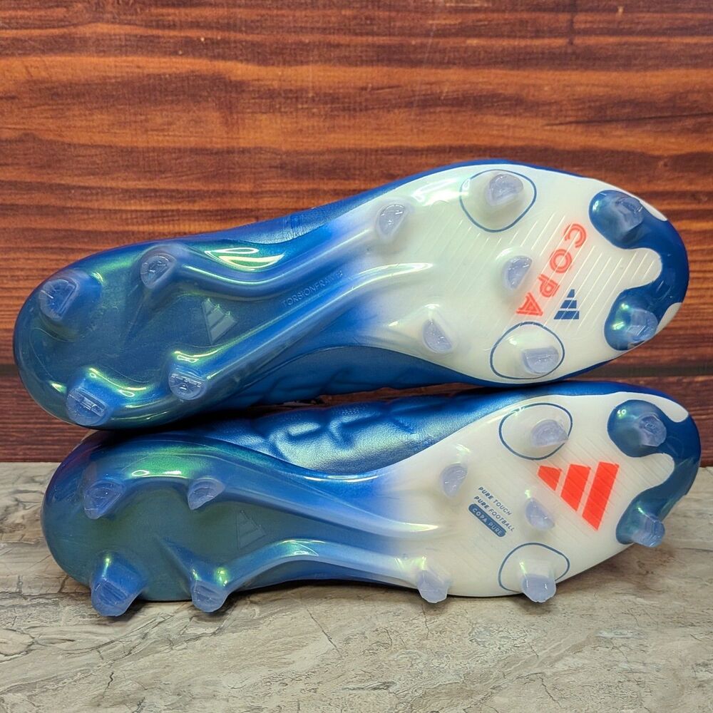 adidas Copa Pure 2.1 FG Marinerush Men's 10.5 Blue White Soccer Cleats IE4894 - Picture 10 of 12